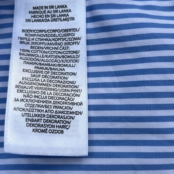 Women’s Polo Ralph Lauren Blue Striped Shirt - Picture 7 of 7